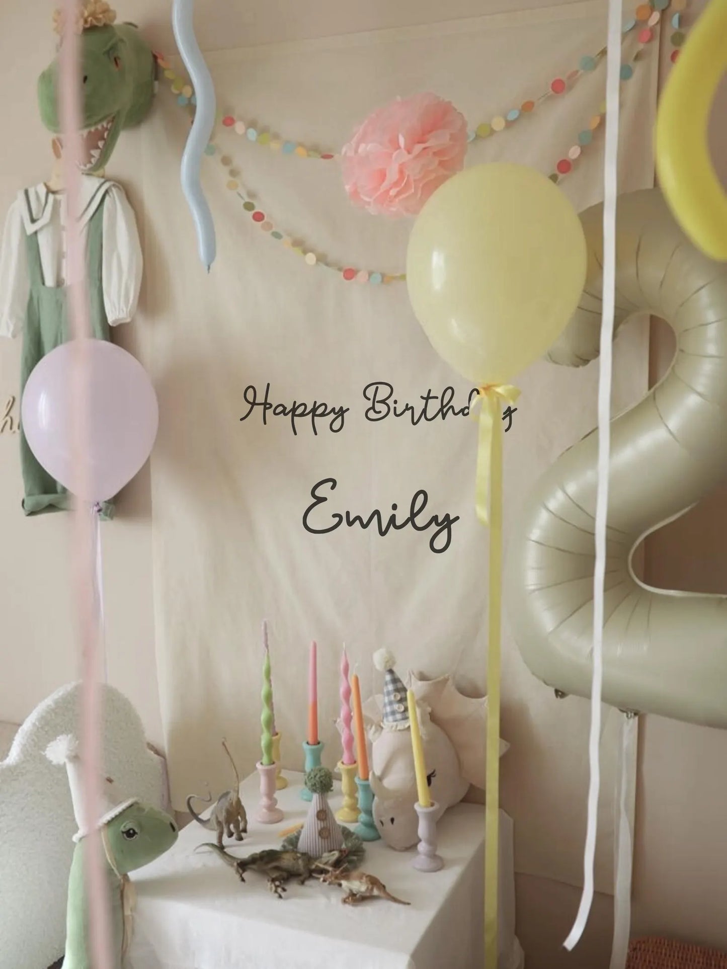 Custom Birthday Sign, Fabric Name Banner, Boho Kids Party Decor, Personalised Linen Flag, Outdoor Birthday Backdrop, Minimalist Wall Art