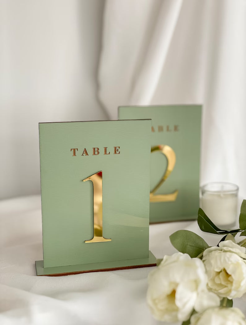 Wooden Wedding Table Number - Wedding Table Decor, Rustic Country Wedding, Custom Table Sign, Rustic Country Wedding, Custom Table Sign
