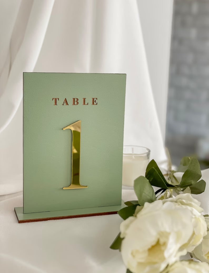 Wooden Wedding Table Number - Wedding Table Decor, Rustic Country Wedding, Custom Table Sign, Rustic Country Wedding, Custom Table Sign