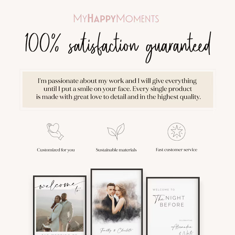 Wedding Welcome Sign, Custom Wedding Sign, Welcome To Our Wedding Sign, Wedding Board Vertical