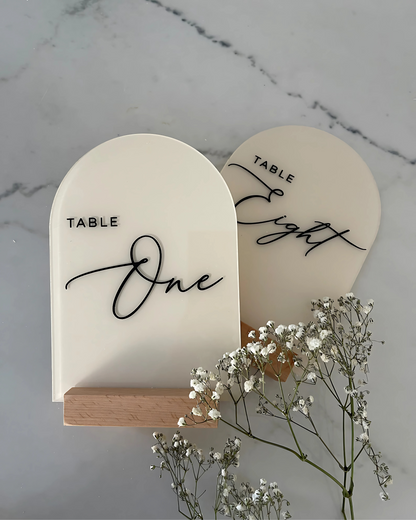 Acrylic Table Numbers, Arch Table Numbers, Wedding Table Numbers, Modern Table Numbers, Table Numbers, Elegant Table Numbers