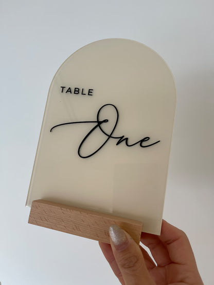 Acrylic Table Numbers, Arch Table Numbers, Wedding Table Numbers, Modern Table Numbers, Table Numbers, Elegant Table Numbers