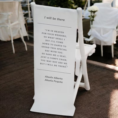 Memorial Wedding Sign In Loving Memory Custom Satin Fabric Memorial Personalized Banner, Memorial Family Sign, Wedding Fabric Sign