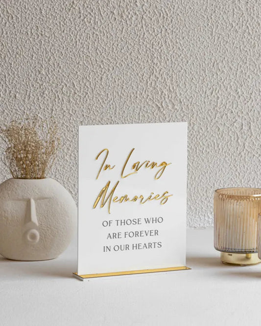 Wedding signage bundle - in loving memory - memory table sign - guest book sign - Wedding Table Decor - cards & gifts sign - Love is sweet