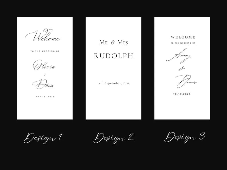 Minimalist Wedding Welcome Sign, Custom Fabric Wedding Banner with Names & Date, Outdoor Garden Ceremony Decor, Personalized Sheer Sign