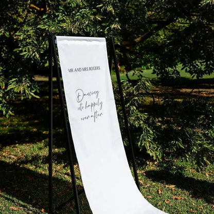 Wedding Welcome Sign, Modern Wedding Welcome Sign, Fabric Sign, Wedding Fabric Welcome Sign, Custom Linen Wedding Signs, Boho Wedding WS04