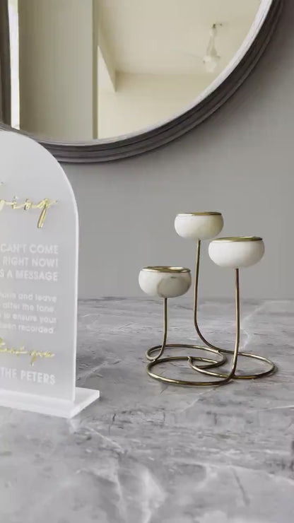Audio Guestbook Sign, Wedding Guestbook Sign, Telephone Guest Book Sign, Wedding Reception Decor, Wedding Signage, Gold Mirror Wedding Signs